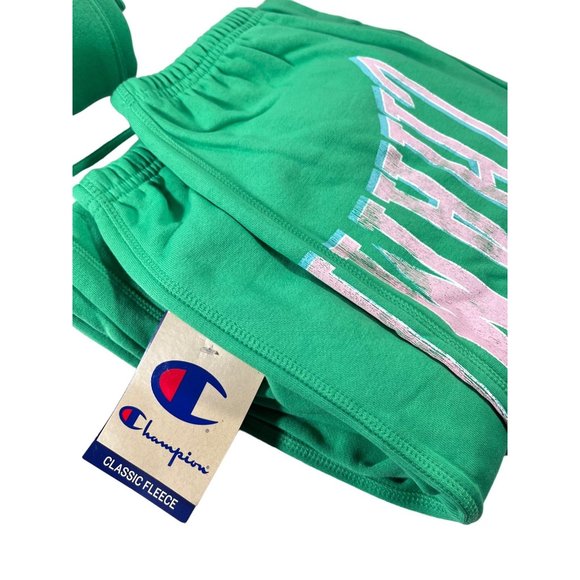 Champion Fleece Track Suit Crew Neck Sweats Green Track Suit Womens Medium - Picture 7 of 7